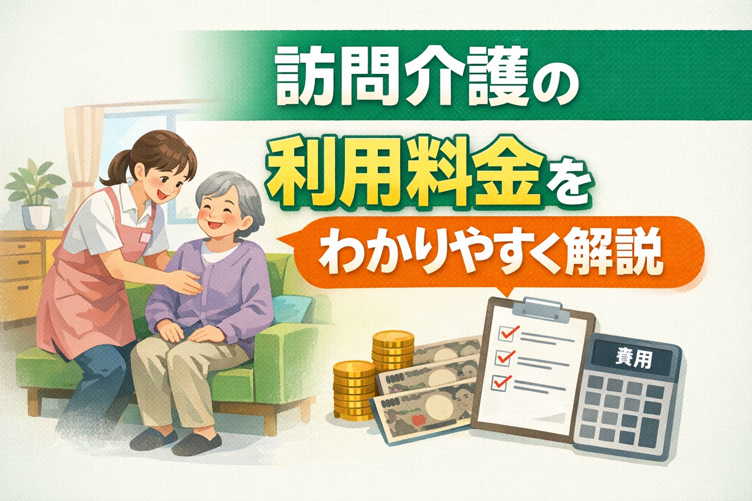 訪問介護の利用料金をわかりやすく解説