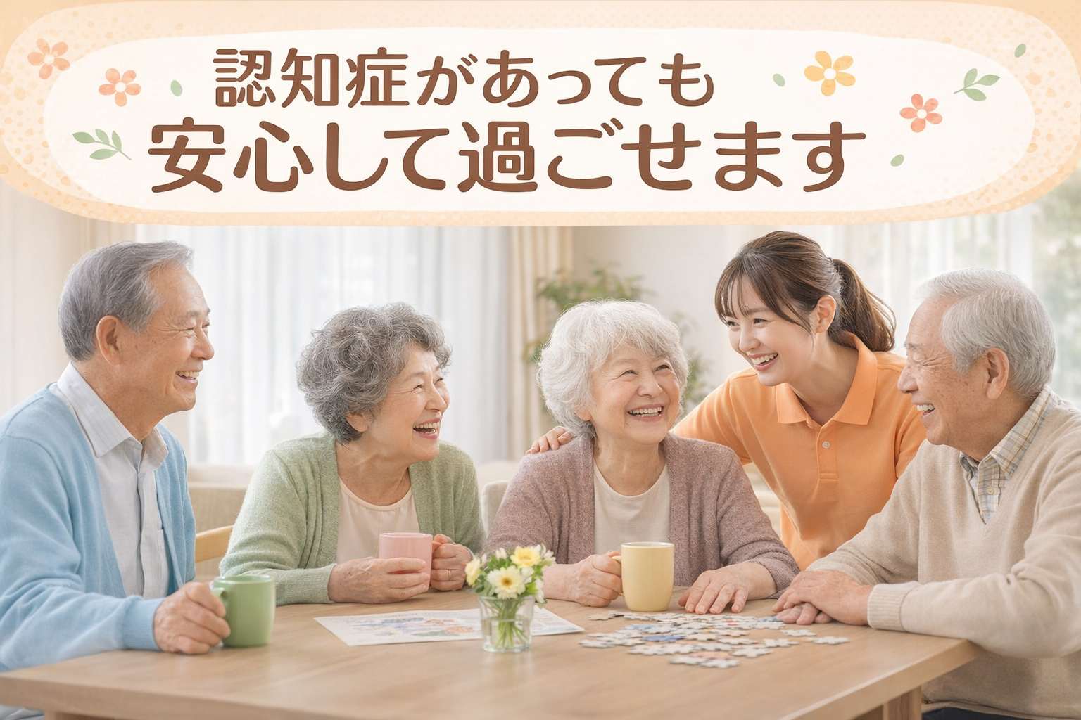 鶴ヶ島市で認知症の方がデイサービスを利用できる?受け入れや実際の様子を解説